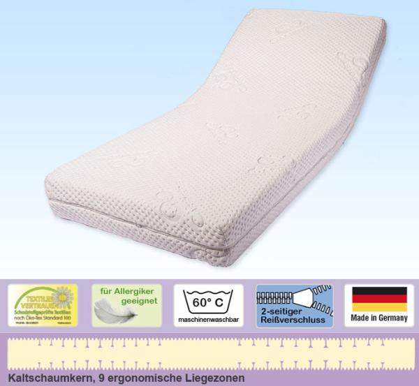 Doctor Sleep 'medipur' Matratze 180x190 cm, H3 (HR 50), Kernhöhe 18 cm, Bezug: Medipur® Bild 1