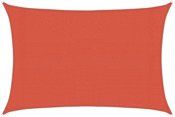 vidaXL Sonnensegel 160 g/m² Terrakottarot 3x5 m HDPE 311349