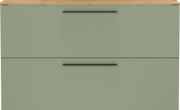 Schuhschrank vito Lassome, Holzwerkstoff, Grün, Holzfarben, 140 x 85 x 19 cm