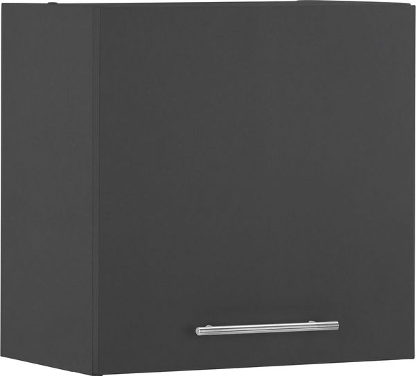 Hängeschrank >LAUNDREEZY< in Anthrazit, Holzwerkstoff - 50x50x31cm (BxHxT)