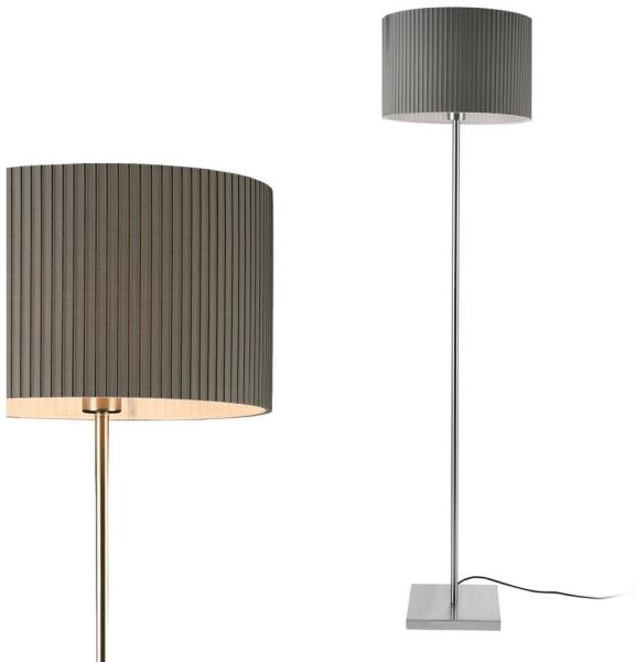 Stehleuchte Coimbra 151 cm 1xE27 Metall Grau lux. pro