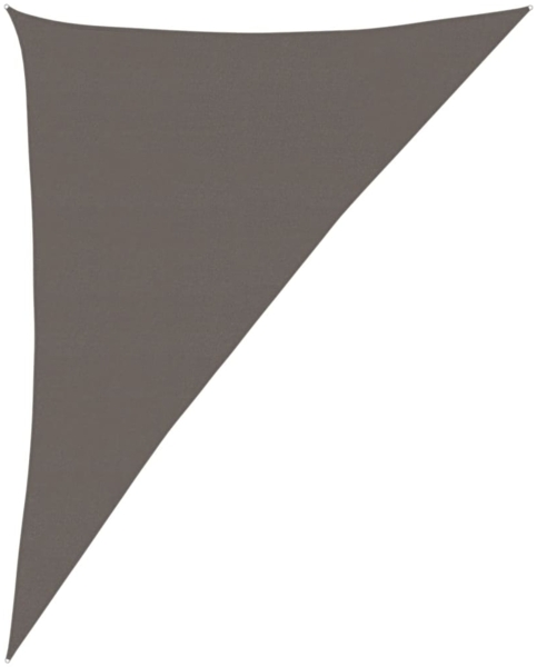 vidaXL Sonnensegel 160 g/m² Anthrazit 4x5x6,8 m HDPE 311101