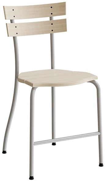 Stuhl Suzette 146 massives Buchenholz Alu-Gestell