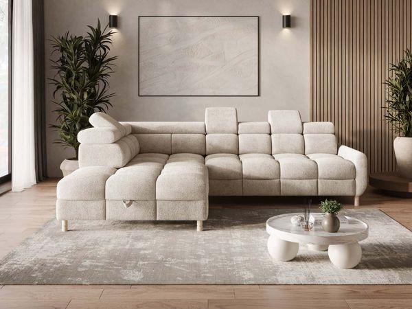 Sofa Bun Ecksofa mit Schlaffunktion | verschiedene Farben wählbar