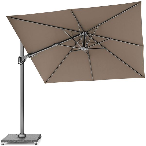 Platinum Sonnenschirm quadratisch 2.7x2.7m Voyager T² Premium | doppelt kippbar