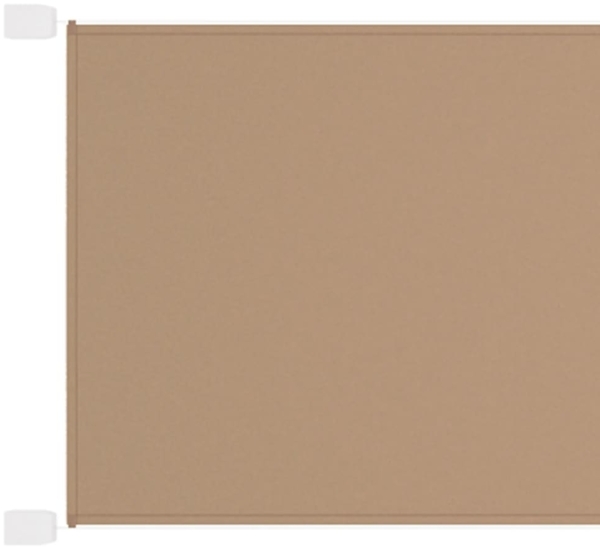 vidaXL Senkrechtmarkise Taupe 140x420 cm Oxford-Gewebe 148411