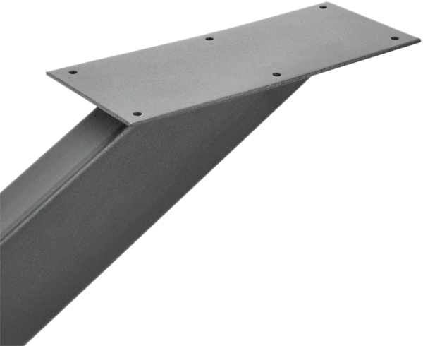 Tischgestell | X-Design | 150 x 78 x 71 cm | Stahl - Anthrazit Bild 4