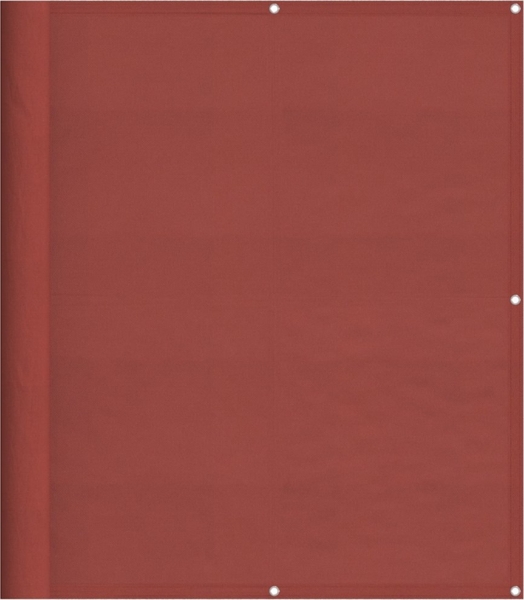 vidaXL Balkon-Sichtschutz Terrakotta 120x800 cm 100 % Polyester-Oxford 42002091