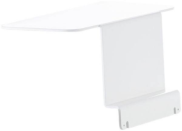 Ablagetisch >Lugo< in weiss, Aluminium - 44x22x24cm (BxHxT)