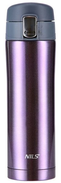 Nils Thermobecher Thermoflasche Trinkflasche 500ml mit Auslaufsicherung, isolierend und mit Auslaufsicherung