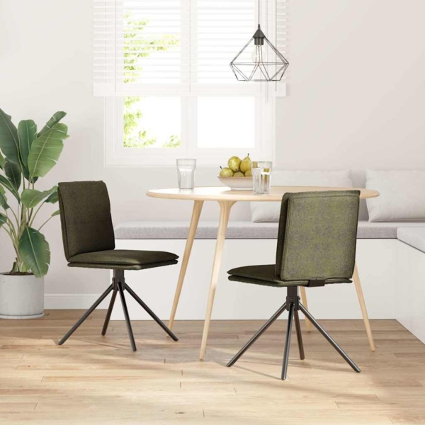 vidaXL Esszimmerstuhl Armeegrün 4101281