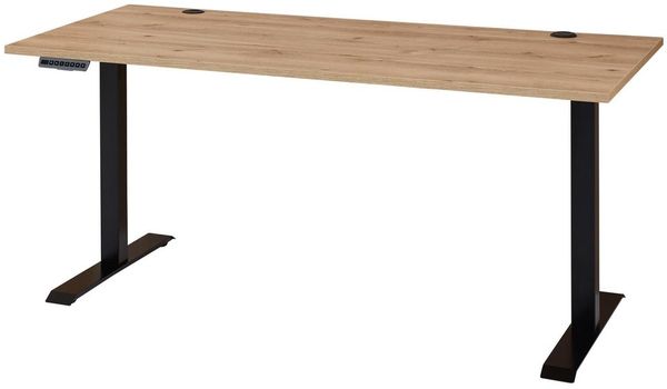 Höhenverstellbarer Schreibtisch SONOS Altesche furniert - 160 x 77 cm
