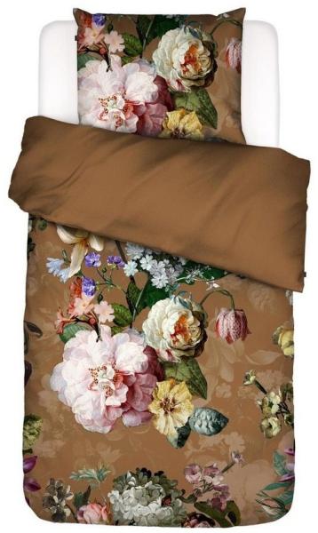 Essenza 'Fleur' Bettwäsche, Cinnamon, 135x200 cm + 1 x 80 x 80 cm, Satin