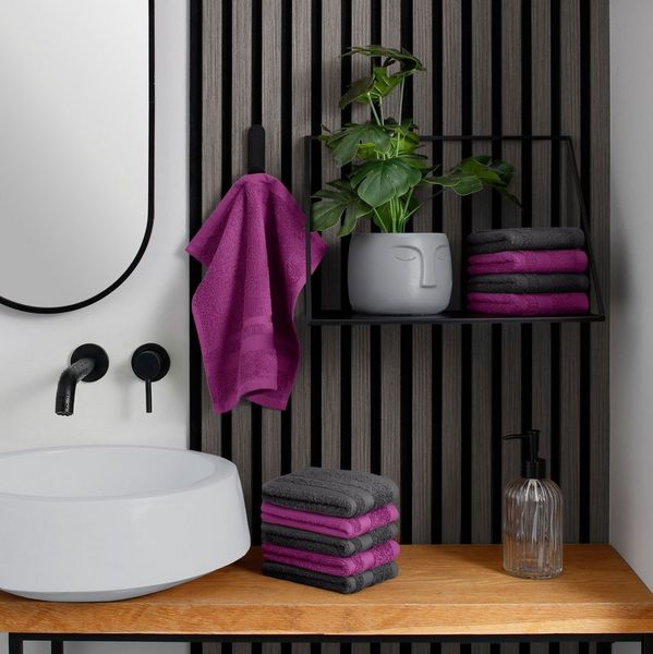 OTTO home Waschlappen Vanessa, 10 Seiftücher, 30x30cm, in Standard- und Premium-Qualität, (Set, 10-St), Handtücher mit Bordüre, 100% Baumwolle, einfarbig, weich