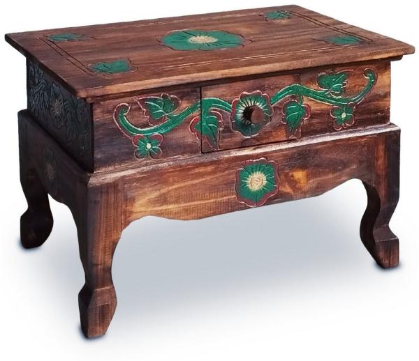 livasia Couchtisch livasia Couchtisch aus Bali, nachhaltig, handgefertigt, 59x39cm, handgefertigt