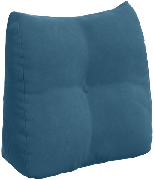 vidaXL Rückenkissen Blau 45 x 24 x 50 cm Samt 42014370
