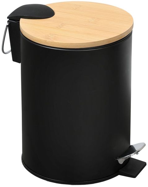 KESPER® Kosmetikeimer Mülleimer Bambus, FSC® zertifiziert, 3l, inkl. Inneneimer, Deckel mit Soft-Close