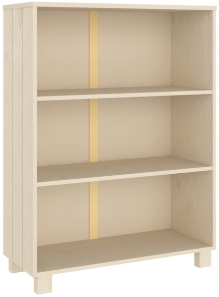 vidaXL Bücherschrank HAMAR Honigbraun 85x35x112 cm Massivholz Kiefer 340484