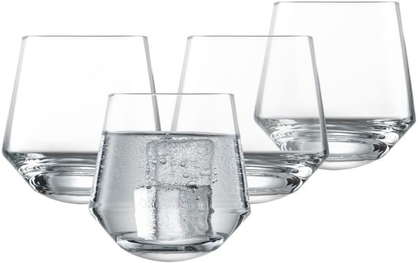 SCHOTT ZWIESEL Dancing Tumbler Bar Special (4er-Set), Cocktailglas mit Rundboden, spülmaschinenfeste Tritan-Kristallgläser, Made in Germany (Art.-Nr. 123629)