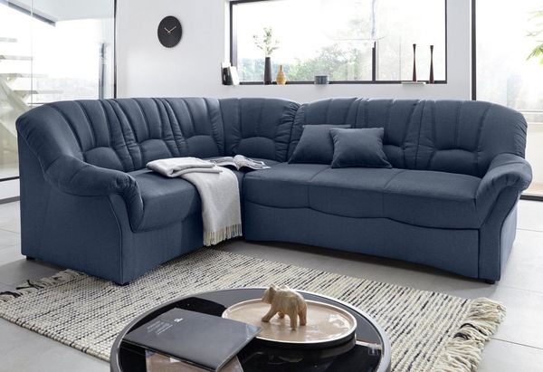 DOMO collection Ecksofa Bahia L-Form, wahlweise mit Bettfunktion