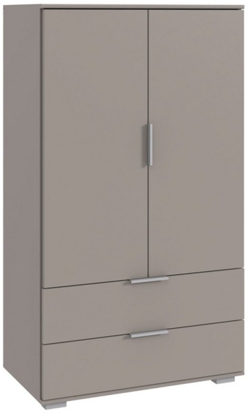 Kombikommode >Easy Plus< 2 Türen, 2 Schübe, in SAHARAGRAU - 81x140x40cm (BxHxT)