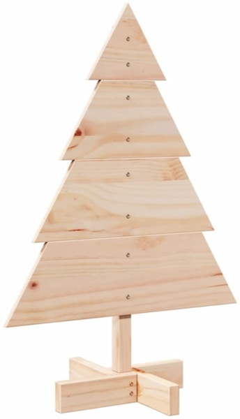 vidaXL Weihnachtsbaum Holz zum Schmücken 70 cm Massivholz 4019699
