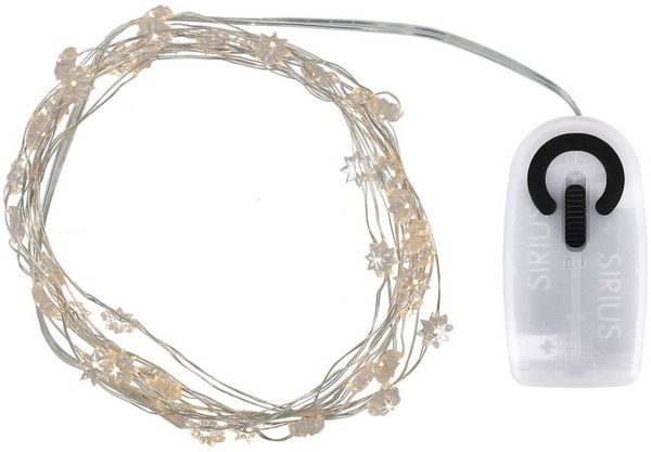 Sirius Home A/S LED-Lichterkette Silke Blumen batteriebetrieben, 40-flammig