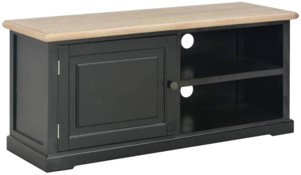 vidaXL TV-Schrank Schwarz 90x30x40 cm Holz 249881