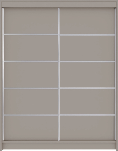 Kleiderschrank Metropolis IV, ohne Beleuchtung, Farbe: Cashmere