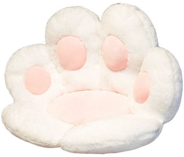 TUWENA Rückenkissen Niedliches Sitzkissen, Katzenpfoten, Faules Sofa in Katzenpfoten Form, Nap Kissen Spielzeug Geschenk Für Erwachsene Kinder