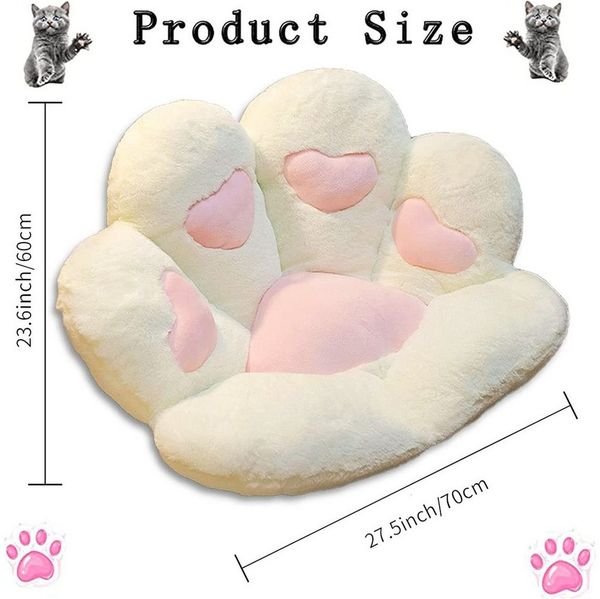 TUWENA Rückenkissen Niedliches Sitzkissen, Katzenpfoten, Faules Sofa in Katzenpfoten Form, Nap Kissen Spielzeug Geschenk Für Erwachsene Kinder