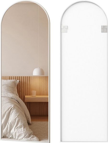 Hopibath Wandspiegel Flur modern Flurspiegel Oval (Ganzkörperspiegel Hängespiegel, 180x80, 160x50, 150x50, 140x40, 80x60, 70x50cm), für Wohnzimmer Schlafzimmer Bad Hotel