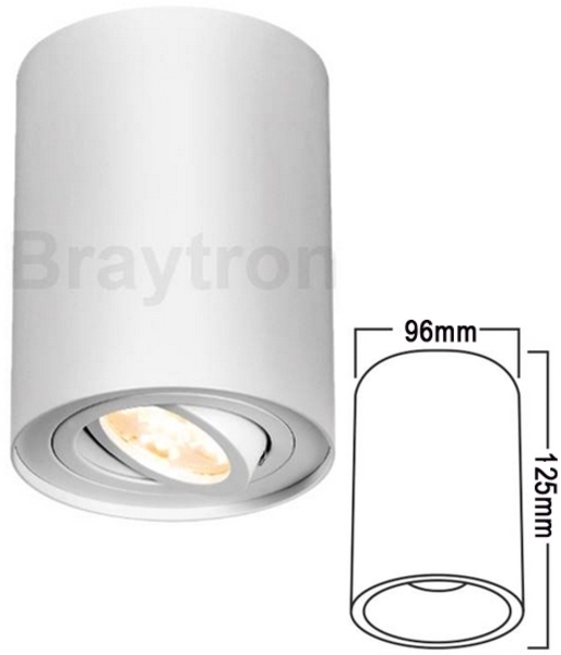 Deckenleuchte SPOTLIGHT maxi | schwenkbar | rund | GU10 weiß | Neutralweiß Bild 3