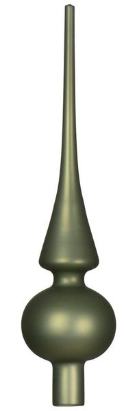 Kaemingk Christbaumspitze, Christbaumspitze Glas 26cm - Rosmarin matt