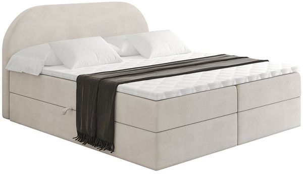 ALTDECOR Boxbett NOX (Multipocket-Matratze H4, H3 Matratze Bonellfederung, Topper, Kopfteil)