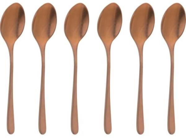 Sambonet Taste PVD 6 Cucchiaini Moka Rame Antico