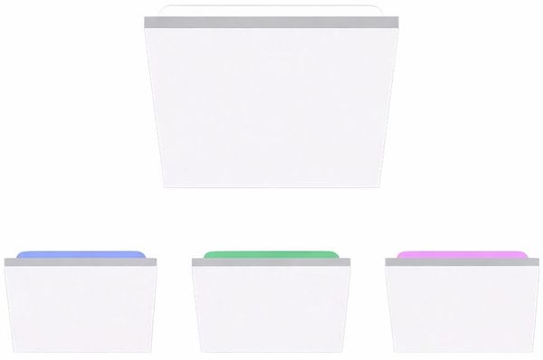 RGB LED Deckenleuchte, Fernbedienung, dimmbar, L 45 cm