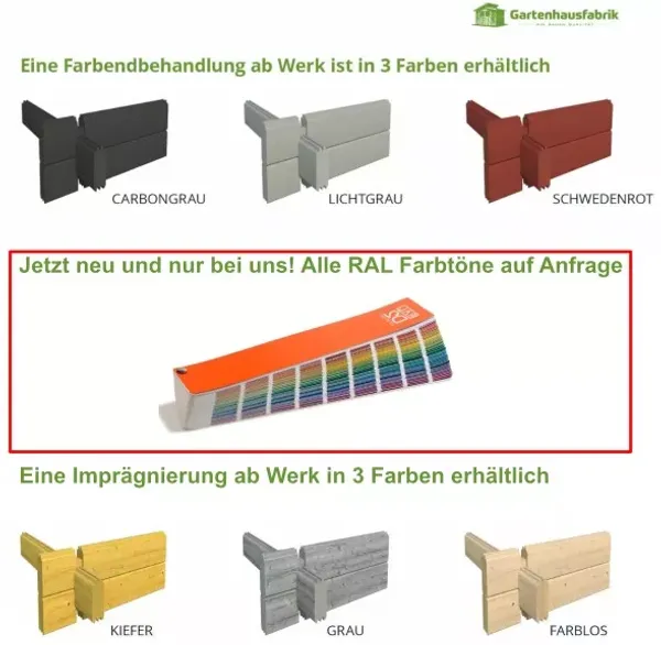 Gartenhaus Officehouse 44 Schwedenrot Bild 5