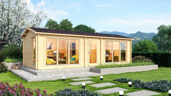 Gartenhaus Officehouse 44 Schwedenrot
