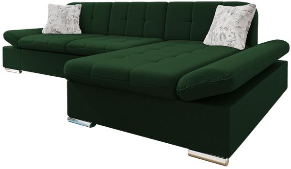 Ecksofa Montana Premium (Venus Velvet 2941 + Venus Velvet 2941 + Lea 533, Seite: Rechts)