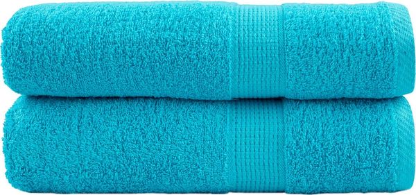 vidaXL Premium-Handtücher SOLUND 2 Stk. Türkis 50x100 cm 600 g/m² 137449