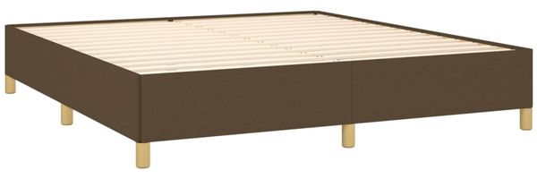 Boxspringbett Dunkelbraun 160x200 cm Stoff [3120972] Bild 4
