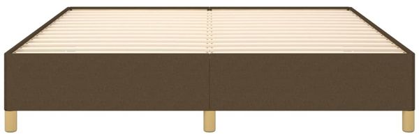 Boxspringbett Dunkelbraun 160x200 cm Stoff [3120972] Bild 5