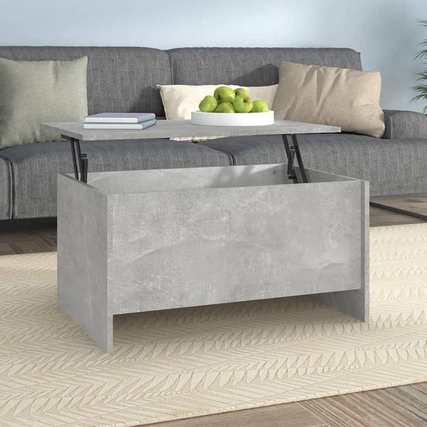 vidaXL Couchtisch Betongrau 80x55,5x41,5 cm Holzwerkstoff 809678