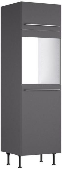 KOCHSTATION Backofen/Kühlumbauschrank KS-Bern2 B 60 cm, H 211,8 cm, 1 Klappe, 1 Tür (H 89,2 cm), 1 feste Blende