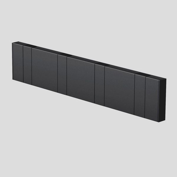 Mai & Mai Wandgarderobe Wandhaken Garderobenleiste Garderobenhaken mit 4/6 klappbaren Haken, Faltmechanik und Anti-Rutsch-Textur