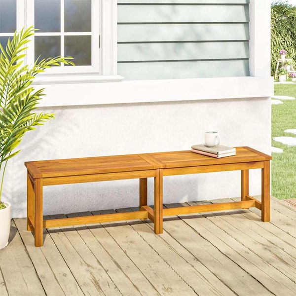 vidaXL Gartenbank 150x35x45 cm Massivholz Akazie 319420