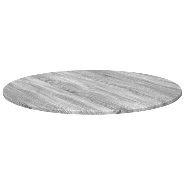 vidaXL Tischplatte Grau Sonoma Ø 80 x 1,5 cm Holzwerkstoff 880427 Bild 5