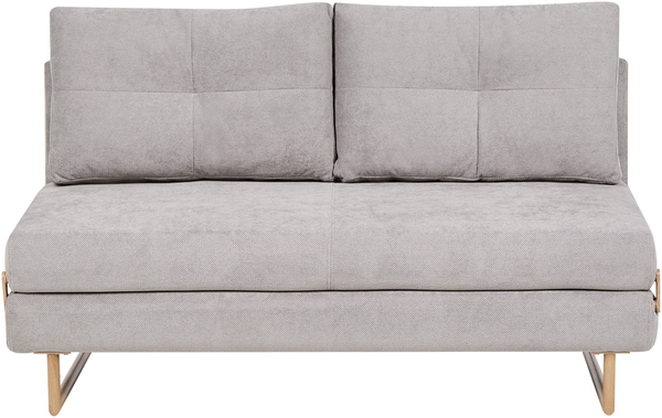 Schlafsofa 3-Sitzer JERSLEV Stoff Grau