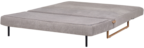 Schlafsofa 3-Sitzer JERSLEV Stoff Grau Bild 5